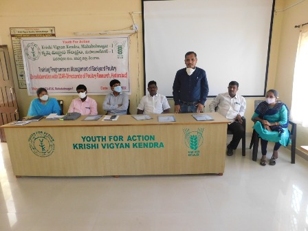 YFA-KVK training programme at Mahabubnagar