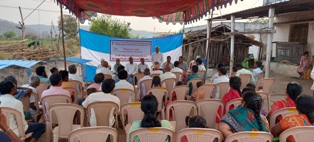 Distribution of night shelters to tribal farmers of Adilabad District (Telangana)